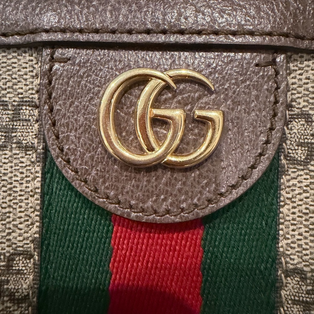 Gucci GG Supreme Ophidia Medium Chain Shoulder Bag - Picture 7 of 9